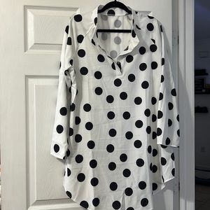 Polka dot skirt dress